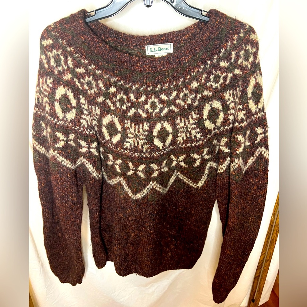 L.L. Bean Vintage Mens Wool Sweater